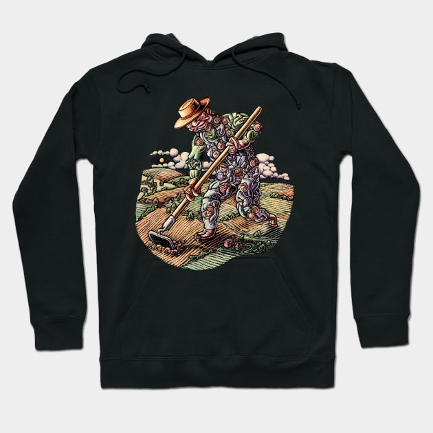 Cooperative Farming Hoodie by Lisa Haney